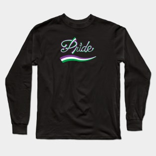 Genderqueer Ribbon Long Sleeve T-Shirt